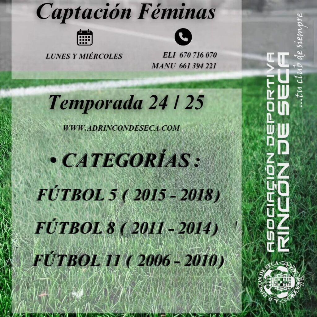 captación féminas